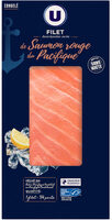 Filet de saumon rouge du Pacifique MSC avec peau sans arête congelé