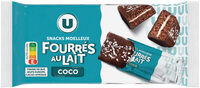 Gâteau Moelleux coco fourré au lait 390g