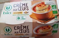 Crème aux oeufs vanille 4x100g