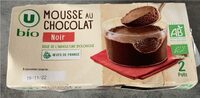 Mousse au chocolat noir 2x70g