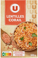 Lentilles corail, étui 500g