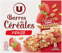Barres de céréales blé complet fraise x6 - 126g