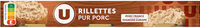Rillettes pur porc 3x1/10, 234g
