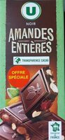 Chocolat noir aux amandes 2x200g