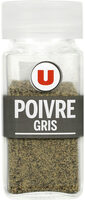 Poivre gris moulu classique format classique, 40g