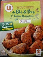 Bouchées de blé et pois façon orientale