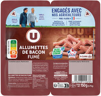 Allumettes de bacon fumé BBC
