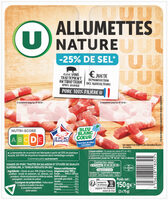 Allumettes de porc nature tsr Bleu Blanc Coeur 2X75g 150g
