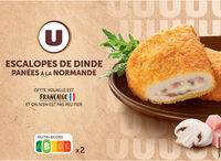 Escalope de dinde panée à la normande