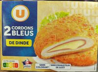 Cordon bleu de dinde, France, 2 pièces, barquette, 200g