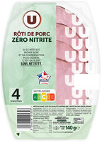 Rôti porc cuit qualité supérieure traité salaison,bruni zéro nitrite