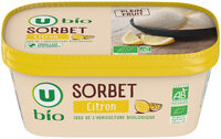 Bac Sorbet plein fruit Citron - 585g
