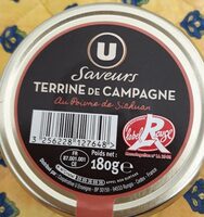 Terrine de campagne label rouge poivre Sichuan verrine 180g
