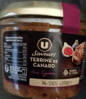 Terrine de canard aux figues 180g