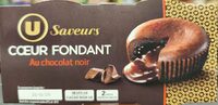 Cœur fondant au chocolat noir