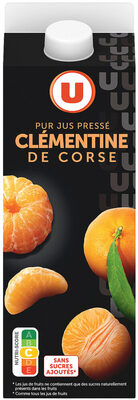 Jus pressé de clémentines corses