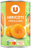 Abricots au sirop léger, boîte 1/2, 230g