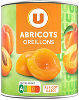 Oreillons d'abricots au sirop léger