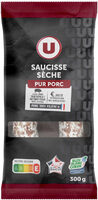 Saucisse sèche courbe pur porc