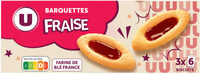 Gâteau Barquette à la fraise - paquet 120g