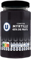 Confiture myrtille 65% de fruits 300g