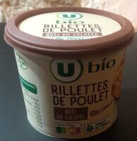 Rillettes de poulet bio 110g