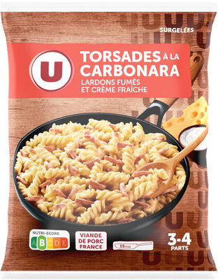 Plat cuisiné Torsades à la carbonara 1kg