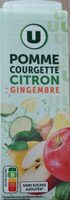 Boisson pomme/courgette/citron/gingembre brique 1L