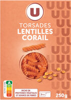 Torsades lentilles corail