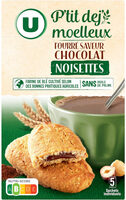 Biscuits Petit Déjeuner saveur chocolat noisettes 250g