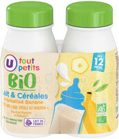 Lait et céréales banane dès 12 mois, 2 bouteilles de 250ml
