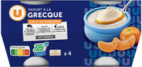 Yaourt A La Grecque Sur Lit De Mandarine
