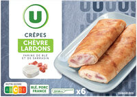 Crêpes chevre lardons - x6 750g