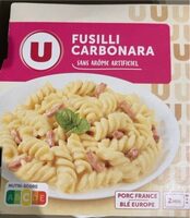 Plat cuisiné pâtes à la carbonara barquette micro-ondable