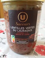 Lentilles du Lauragais cuisinées