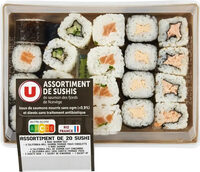 Assortiment de 20 makis Saumon des Fjords