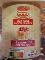 Yaourts recettes pâtissières FRUITS ROUGES