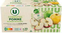 Gourdes compote allégée pomme 20x90g