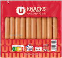 Saucisses knacks de Strasbourg JEAN FLOCH x10 350g