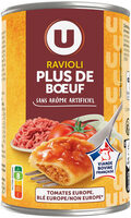 Ravioli plus de boeuf boîte 1/2 400g