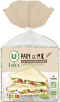 Pain mie à la farine complète grande tranches 500g