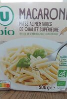 Pâtes Macaroni, étui carton de 500g