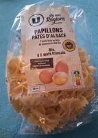 Pâtes Papillons IGP d'Alsace aux oeufs sachet 250g