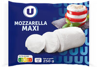Mozzarella maxi au lait de vache pasteurisé 18%mg 250g