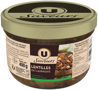 Lentilles de berry cuisinées graisse de canard 400g