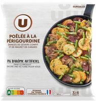 Poêlée périgourdine émincé gésier/magret canard sachet 900g