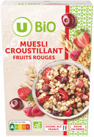 Céréales Muesli croustillant fruits rouges sachet 350g