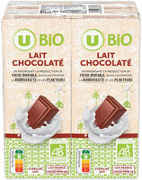 Lait UHT chocolaté - 4 briques de 20cl