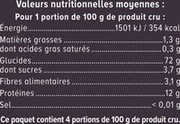 Pâtes Lumaconi nature sachet 400g