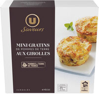 Mini gratin de pomme de terre aux girolles 400g